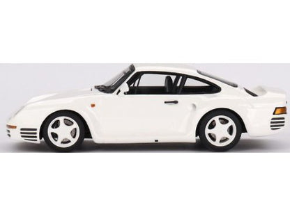 Porsche 959 Sport Grand Prix White - 1:43 Scale Resin Model Car-TrueScale Miniatures-Diecast Model Centre