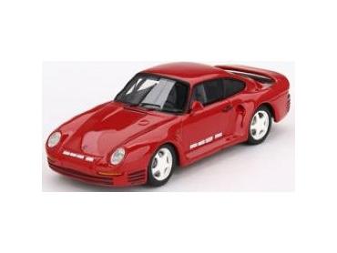 Porsche 959 Sport Guards Red - 1:43 Scale Resin Model Car-TrueScale Miniatures-Diecast Model Centre