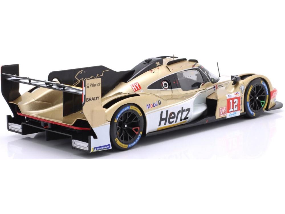 Porsche 963 #12 Hertz Team Jota 8th 24h Le Mans 2024 Stevens/Nato/Ilott 1:18 Scale Diecast Car – IXO-IXO-Diecast Model Centre