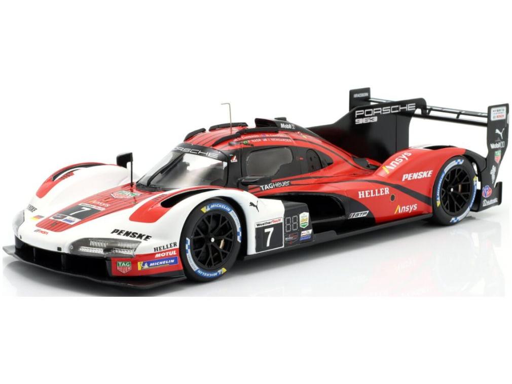 Porsche 963 Penske Motorsport 24h Daytona 2024 Winner #7 Cameron/Nasr/Campbell/Newgarden 1:18 Scale Diecast Model Car – IXO-IXO-Diecast Model Centre