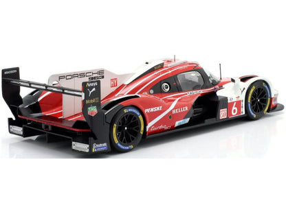 Porsche 963 Penske Motorsport 24h Le Mans 2024 4th #6 Estre/Lotterer/Vanthoor 1:18 Scale Diecast Model Car – IXO-IXO-Diecast Model Centre