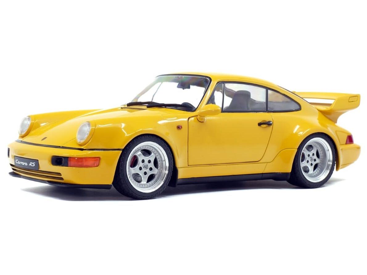 Porsche 964 3.8 RS Jaune Vitesse 1990 1:18 Scale Diecast Car – Solido-Solido-Diecast Model Centre