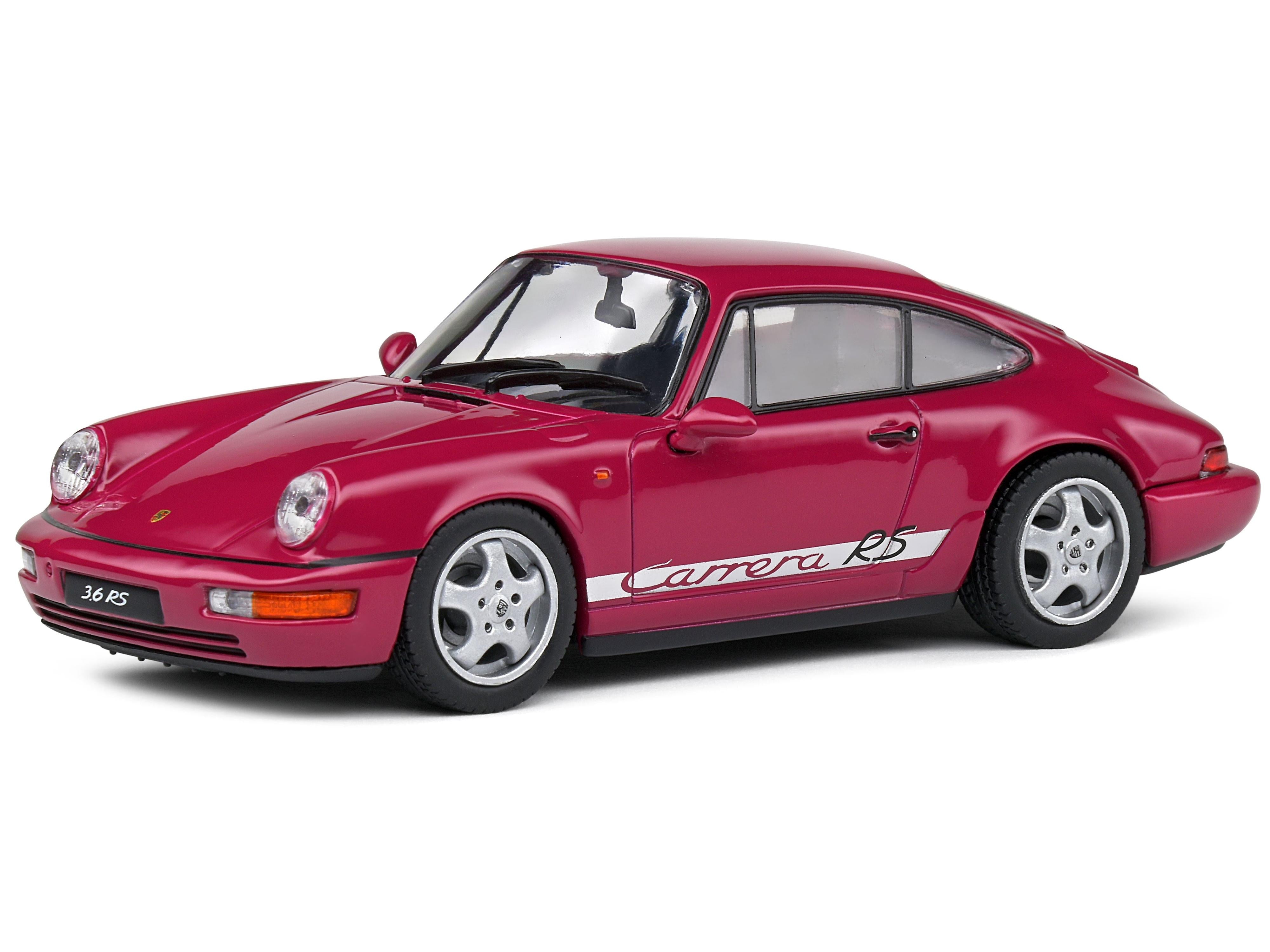 Porsche 964 RS 1992 Purple 1:43 Scale Solido Diecast Model-Solido-Diecast Model Centre