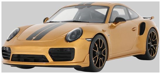 Porsche 991.2 Turbo S Exclusive Gold 2018 1:18 Scale GT Spirit Resin Model Car-GT Spirit-Diecast Model Centre