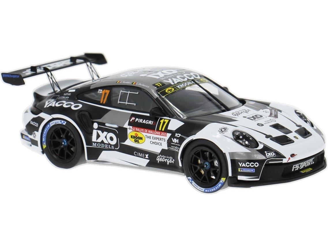 Porsche 992 #17 Rallye Wallonien 2025 C.C.De Cecco/H.Jerome 1:43 Scale Diecast Car – IXO-IXO-Diecast Model Centre