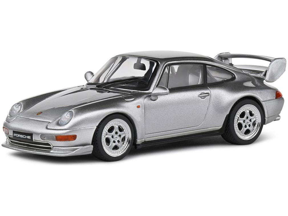 Porsche 993 RS Clubsport 1993 Silver 1:43 Scale Solido Diecast Model-Solido-Diecast Model Centre