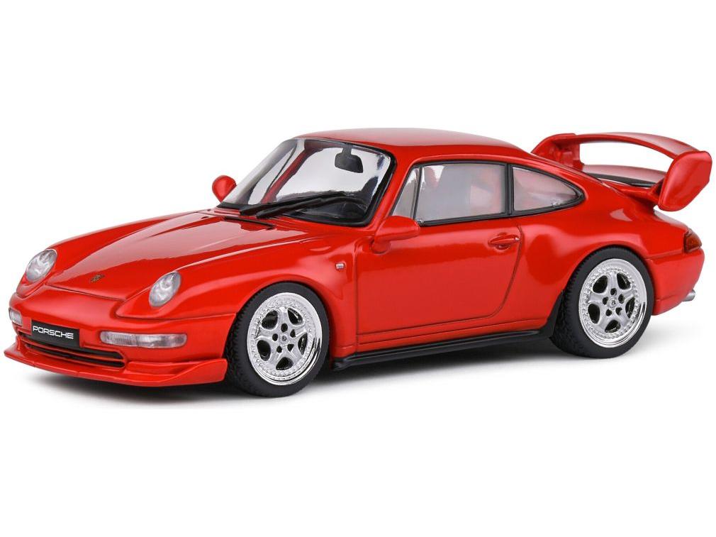 Porsche 993 RS Clubsport Red 1:43 Scale Solido Diecast Model-Solido-Diecast Model Centre