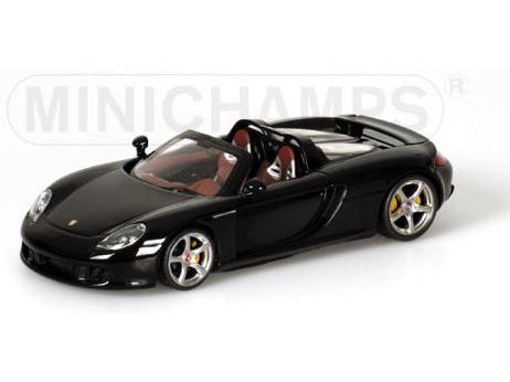 Porsche Carrera GT 2003 Black 1:18 Scale Diecast Car – Minichamps-Minichamps-Diecast Model Centre