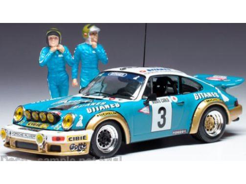 Porsche Carrera RS #3 Monte Carlo 1978 Winner Serie 1 w/Figures Nicolas/Laverne 1:43 Scale IXO Diecast Model Car-IXO-Diecast Model Centre