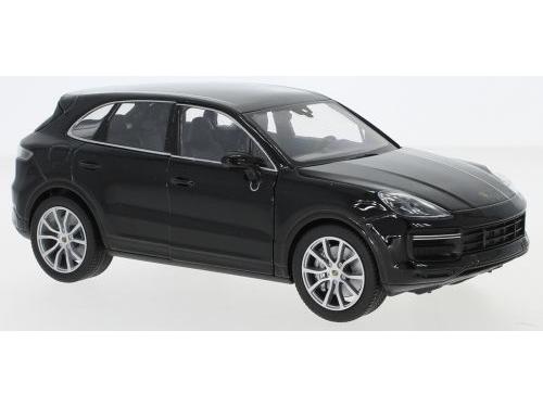 Porsche Cayenne Turbo Black 1:24 Scale Welly Diecast Model-Welly-Diecast Model Centre