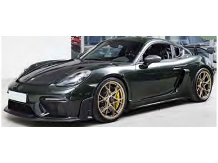 Porsche Cayman GT4 RS w/Weissach Pack 2024 Brewster Green - 1:18 Scale Model Car-Norev-Diecast Model Centre