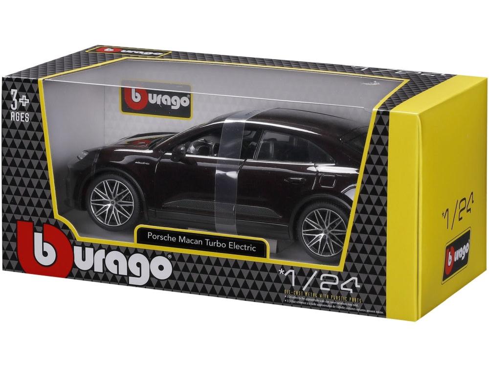 Porsche Macan 4 Electric 2024 Metallic Copper 1:24 Scale Diecast Car – Bburago-Bburago-Diecast Model Centre