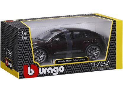 Porsche Macan 4 Electric 2024 Metallic Copper 1:24 Scale Diecast Car – Bburago-Bburago-Diecast Model Centre
