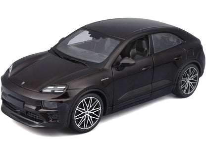 Porsche Macan 4 Electric 2024 Metallic Copper 1:24 Scale Diecast Car – Bburago-Bburago-Diecast Model Centre