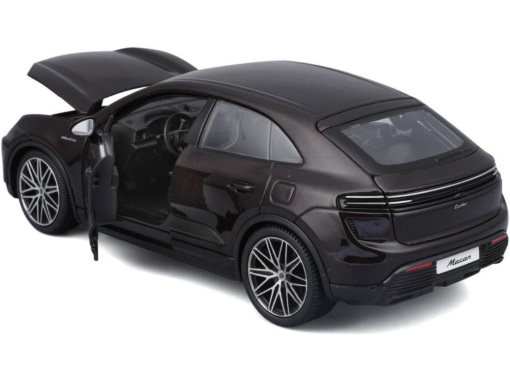 Porsche Macan 4 Electric 2024 Metallic Copper 1:24 Scale Diecast Car – Bburago-Bburago-Diecast Model Centre