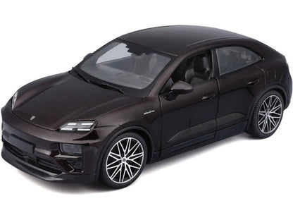 Porsche Macan 4 Electric 2024 Metallic Copper 1:24 Scale Diecast Car – Bburago-Bburago-Diecast Model Centre