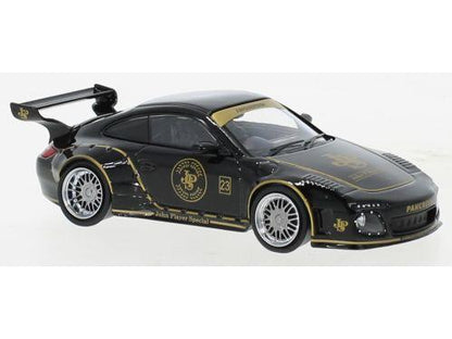 Porsche Old and New 997 Black John Player Special Basis 911 997 #23 1:43 Scale IXO Diecast Model Car-IXO-Diecast Model Centre