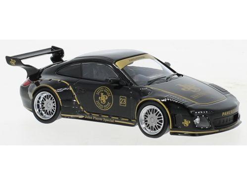 Porsche Old and New 997 Black John Player Special Basis 911 997 #23 1:43 Scale IXO Diecast Model Car-IXO-Diecast Model Centre