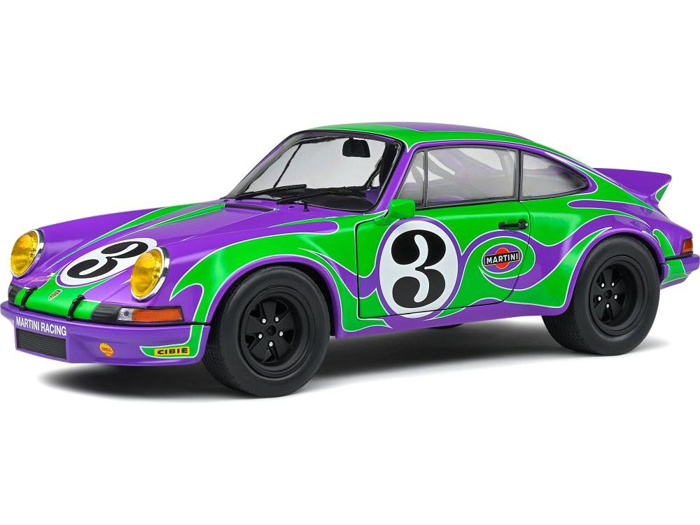 Porsche Purple Hippy Tribute 1973 1:18 Scale Solido Diecast Model-Solido-Diecast Model Centre