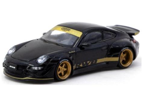 Porsche RWB 997 Black 1:64 Scale Tarmac Works Diecast Model Car-Tarmac Works-Diecast Model Centre