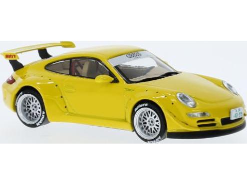 Porsche RWB 997 Yellow 1:43 Scale IXO Diecast Model Car-IXO-Diecast Model Centre