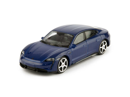 Porsche Taycan 2018 Blue 1:43 Scale Bburago Diecast Toy Car-Bburago-Diecast Model Centre