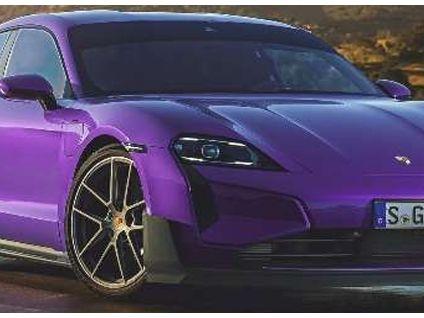 Porsche Taycan Turbo GT Purple Sky Metallic 2023 1:18 Scale GT Spirit Resin Model Car-GT Spirit-Diecast Model Centre