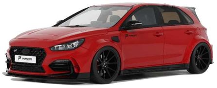 Prior Design i30 N Engine 2021 Red 1:18 Scale OttOmobile Resin Model-OttOmobile-Diecast Model Centre
