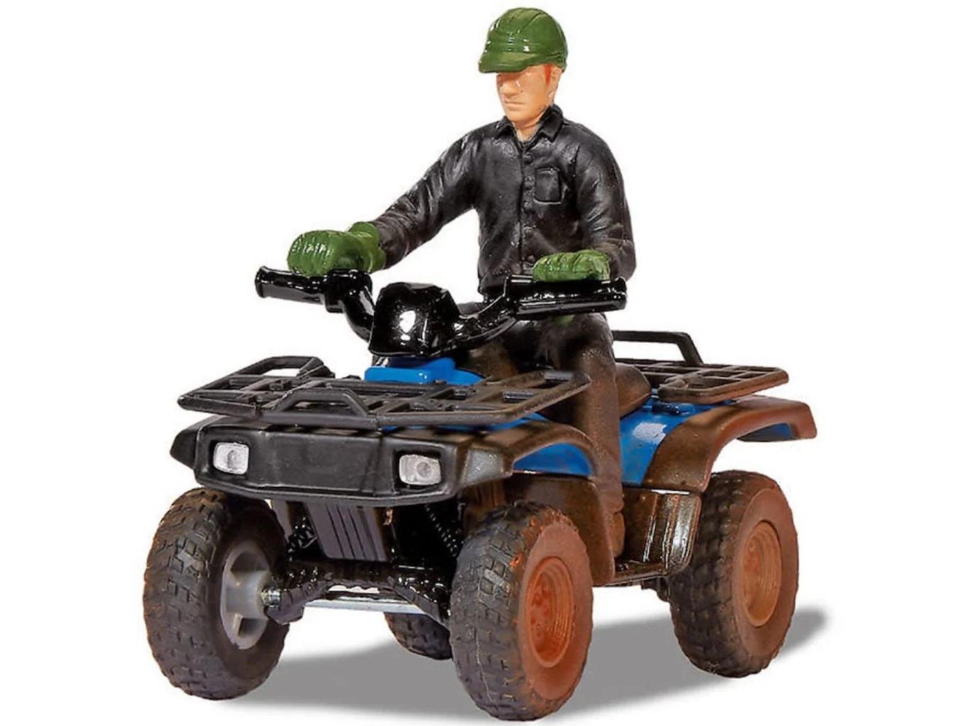 Quad Bike w/Figure 1:32 Scale Siku Diecast Toy-Siku-Diecast Model Centre