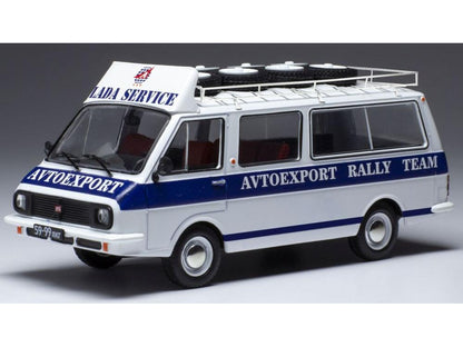 RAF 2203 Latvia Rally Service Assistance w/Roof Rack and Wheels 1:43 Scale IXO Diecast Model Van-IXO-Diecast Model Centre