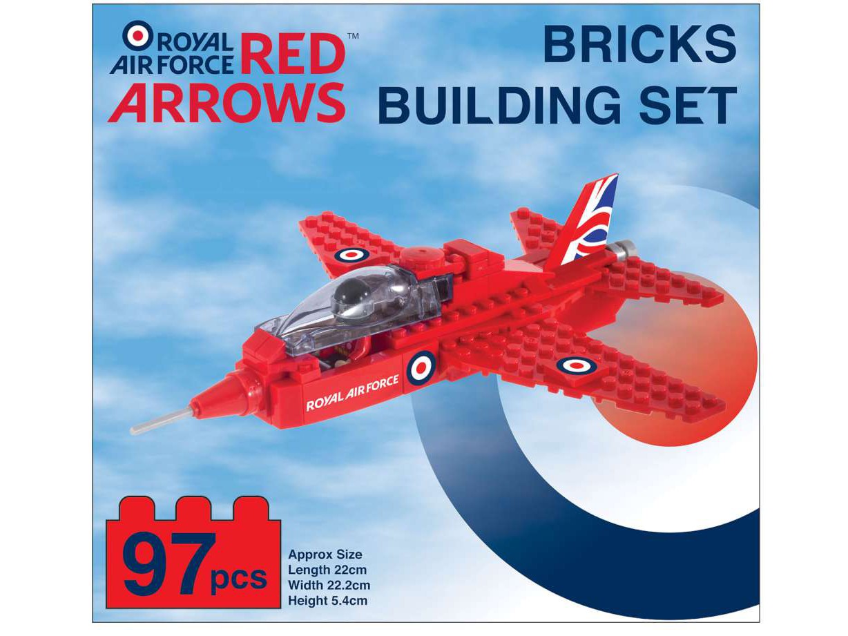 RAF Red Arrows BAE Hawk - Brick Build Kit-RAF Models-Diecast Model Centre