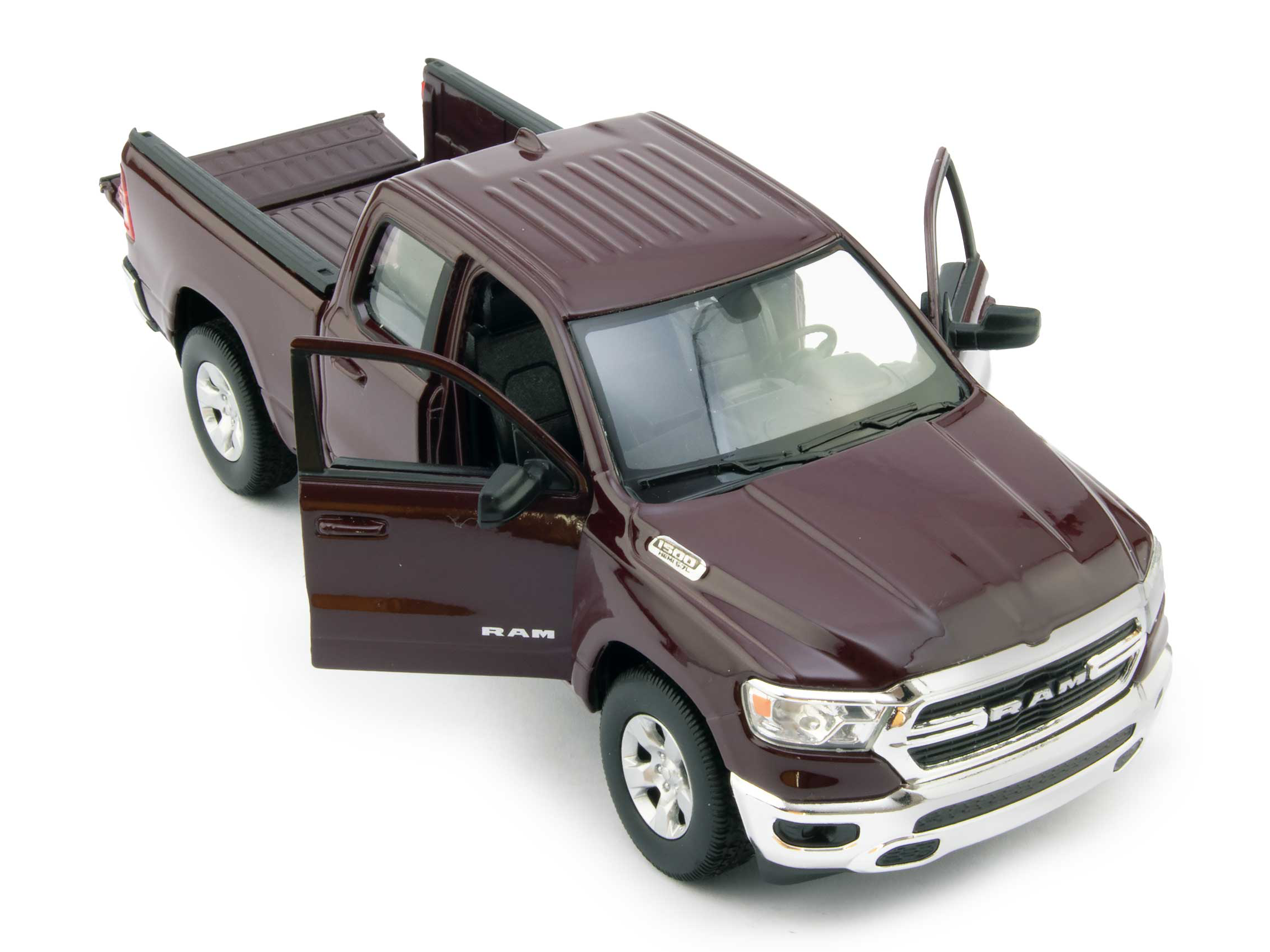 RAM 1500 Pickup 2019 burgundy 1:27 Scale-Welly-Diecast Model Centre