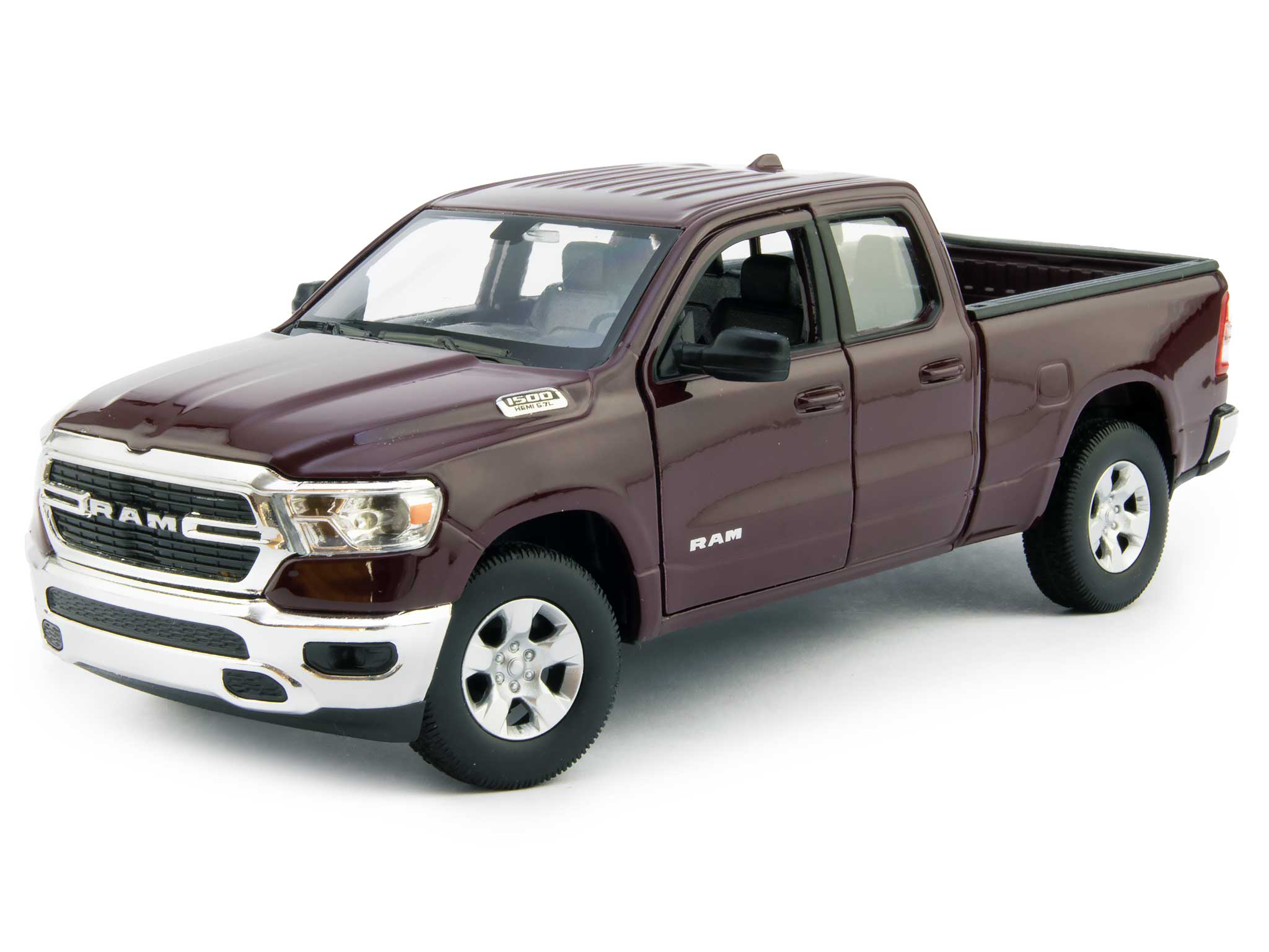 RAM 1500 Pickup 2019 burgundy 1:27 Scale-Welly-Diecast Model Centre