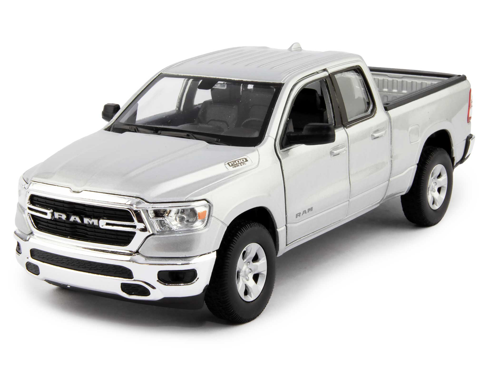 RAM 1500 Pickup 2019 silver 1:27 Scale-Welly-Diecast Model Centre