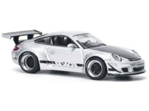 RWB 997 silver - 1:64 Scale Model Car-Pop Race-Diecast Model Centre