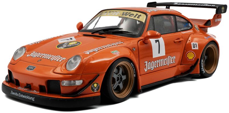 RWB Bodykit 2020 Orange 1:18 Scale Solido Diecast Model-Solido-Diecast Model Centre