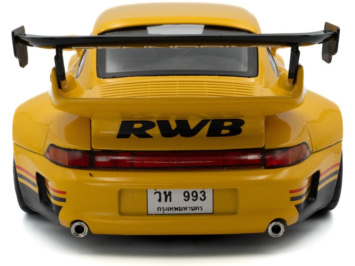 RWB Bodykit Cinderella Yellow 2020 1:18 Scale Diecast Model Car – Solido-Solido-Diecast Model Centre