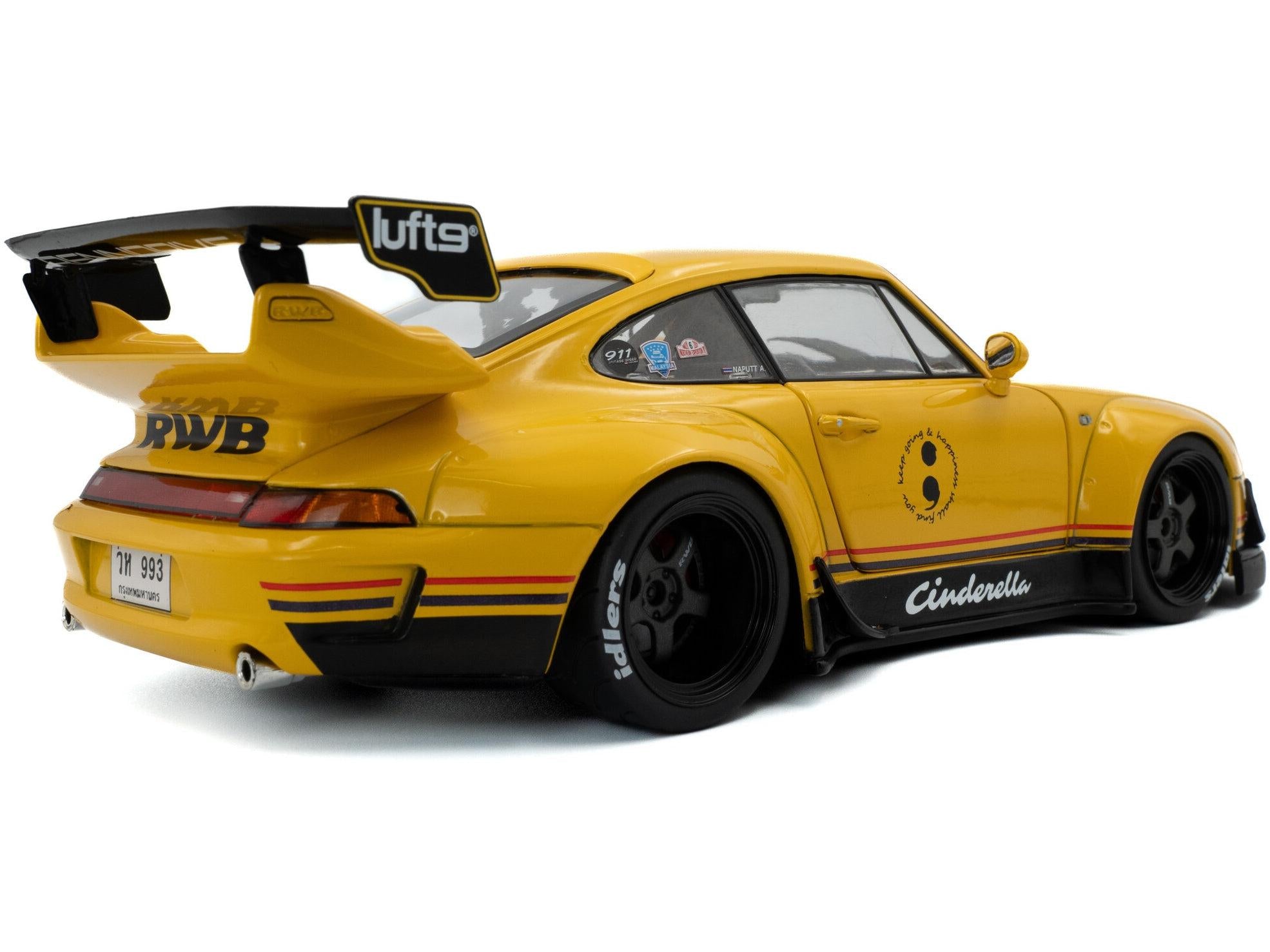 RWB Bodykit Midas Touch Yellow 2023 1:18 Scale Diecast Model Car – Solido-Solido-Diecast Model Centre