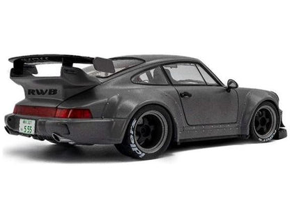RWB Bodykit Nardo Grey 2024 1:18 Scale Solido Diecast Model and Figure-Solido-Diecast Model Centre
