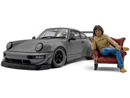 RWB Bodykit Nardo Grey 2024 1:18 Scale Solido Diecast Model and Figure-Solido-Diecast Model Centre