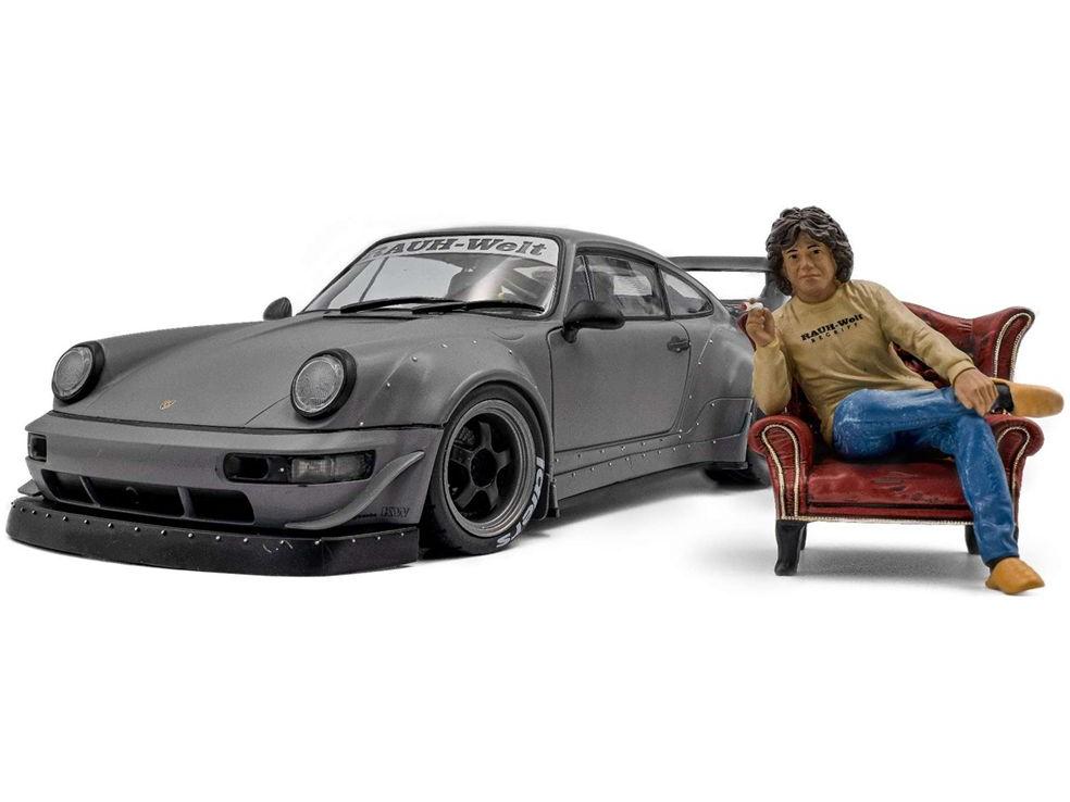 RWB Bodykit Nardo Grey 2024 1:18 Scale Solido Diecast Model and Figure-Solido-Diecast Model Centre