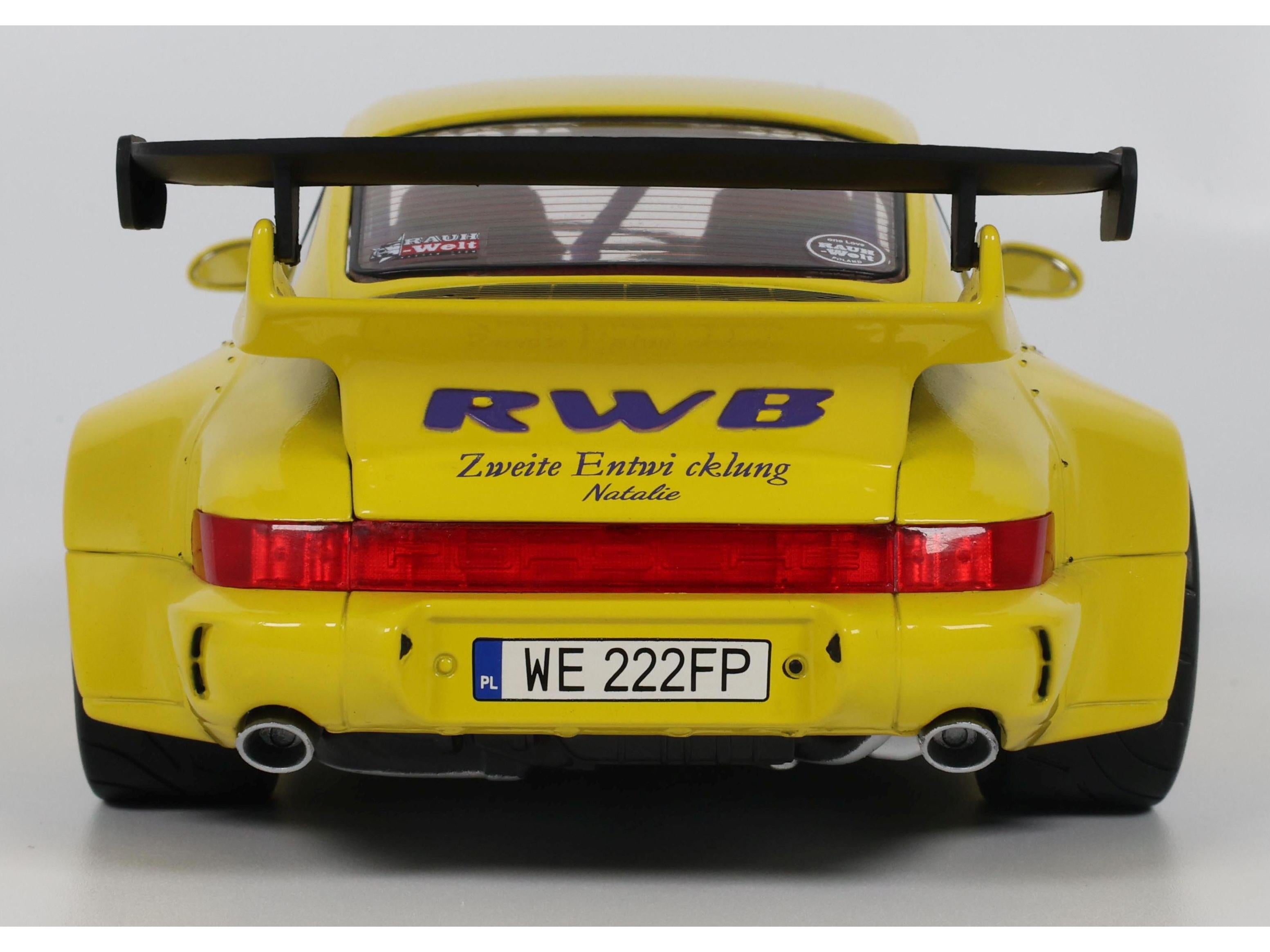 RWB Bodykit Natali Yellow 2023 1:18 Scale Solido Diecast Model Car-Solido-Diecast Model Centre