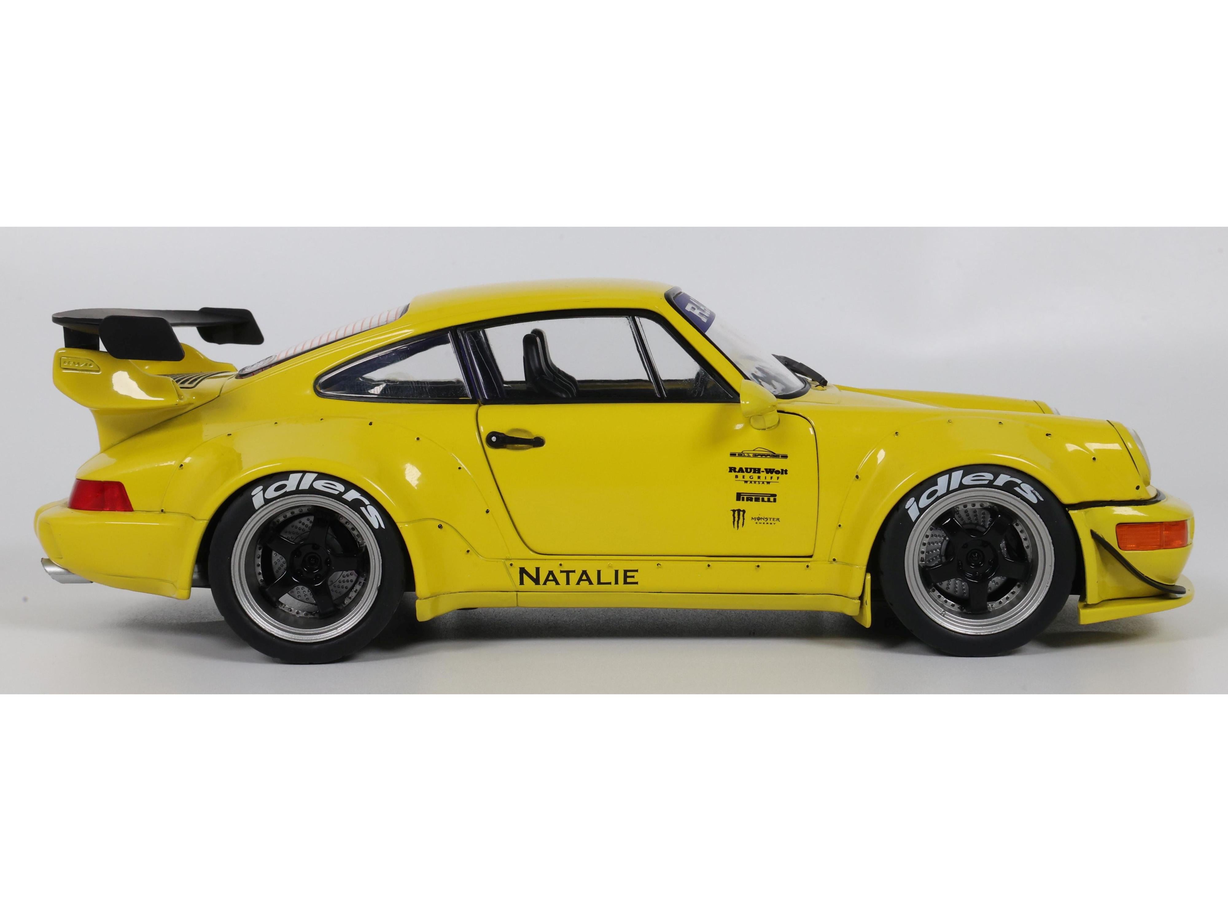 RWB Bodykit Natali Yellow 2023 1:18 Scale Solido Diecast Model Car-Solido-Diecast Model Centre