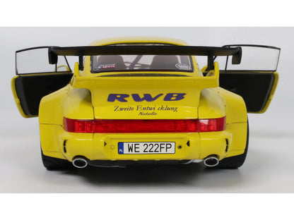 RWB Bodykit Natali Yellow 2023 1:18 Scale Solido Diecast Model Car-Solido-Diecast Model Centre