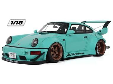 RWB Kashiwa Blue 2022 1:18 Scale Resin Model Car – GT Spirit-GT Spirit-Diecast Model Centre