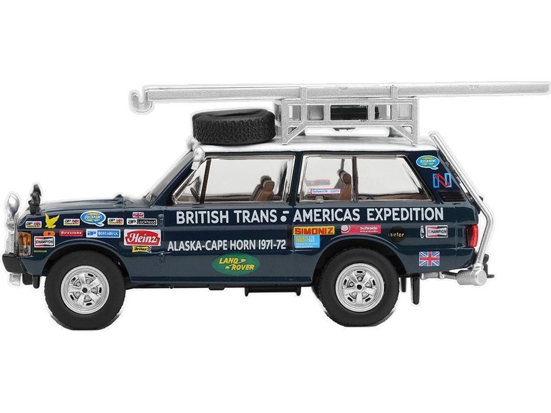 Range Rover 1971 British Trans-Americas Expedition (VXC 765K) (LHD) Blister Packaging 1:64 Scale Diecast Car – MINI GT-MINI GT-Diecast Model Centre
