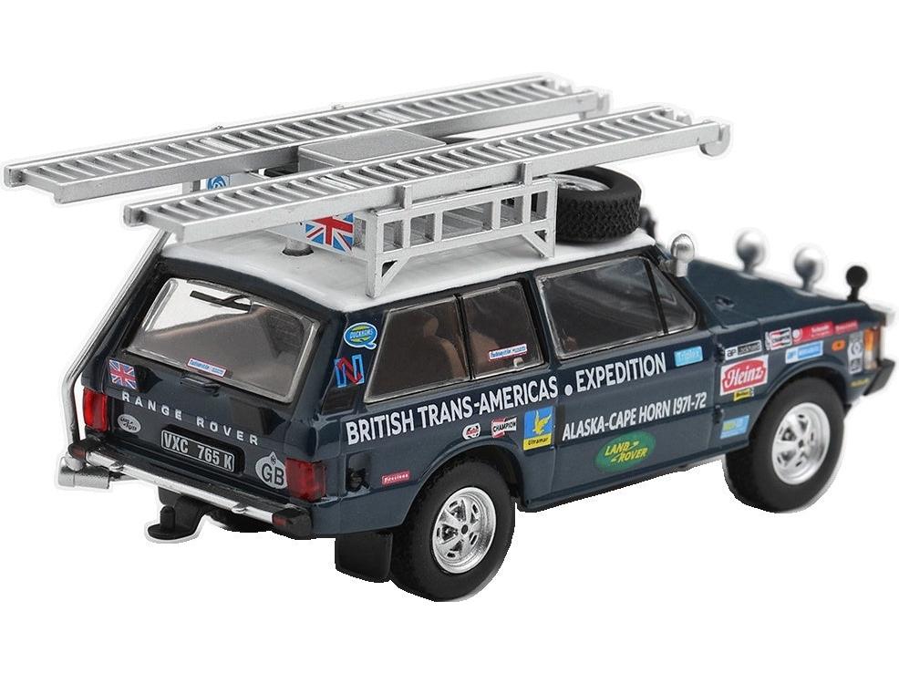 Range Rover 1971 British Trans-Americas Expedition (VXC 765K) (LHD) Blister Packaging 1:64 Scale Diecast Car – MINI GT-MINI GT-Diecast Model Centre