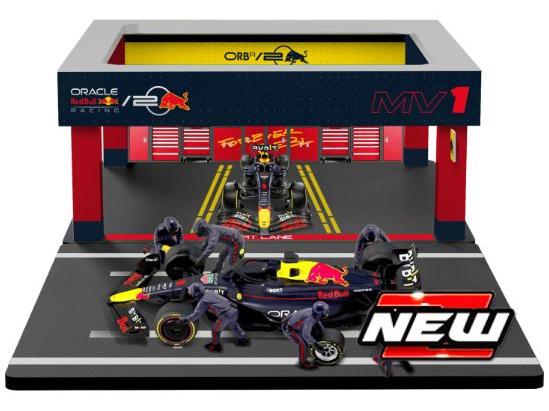 Red Bull RB19 #1 Max Verstappen 2023 Pit Pass Set 1:43 Scale Diecast & Plastic – Bburago-Bburago-Diecast Model Centre