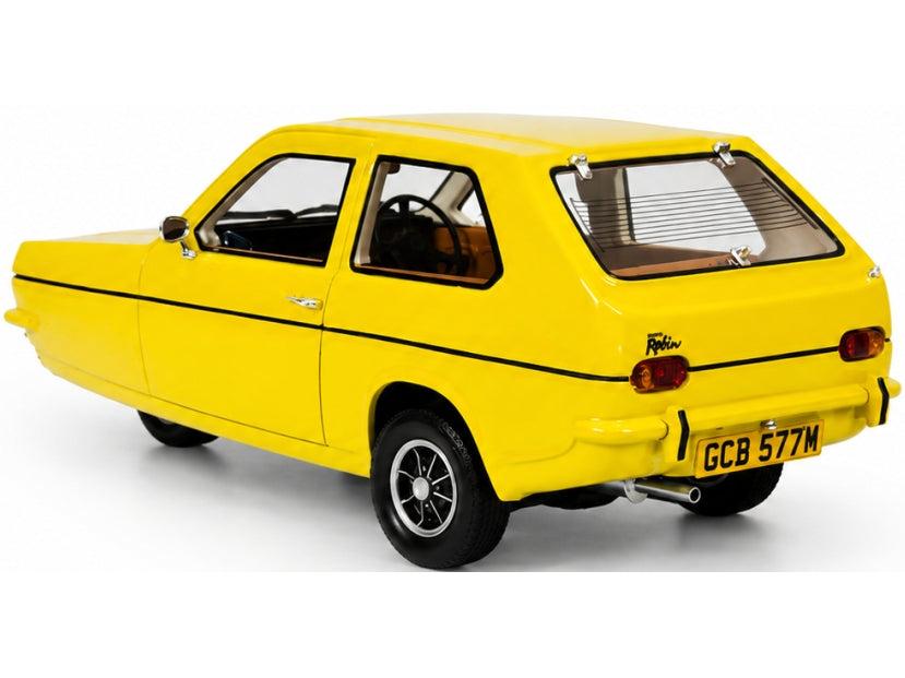 Reliant Robin Mk1 1973 Yellow UK Exclusive - Limited Edition 100pcs 1:18 Scale Resin Car – Cult-Cult-Diecast Model Centre