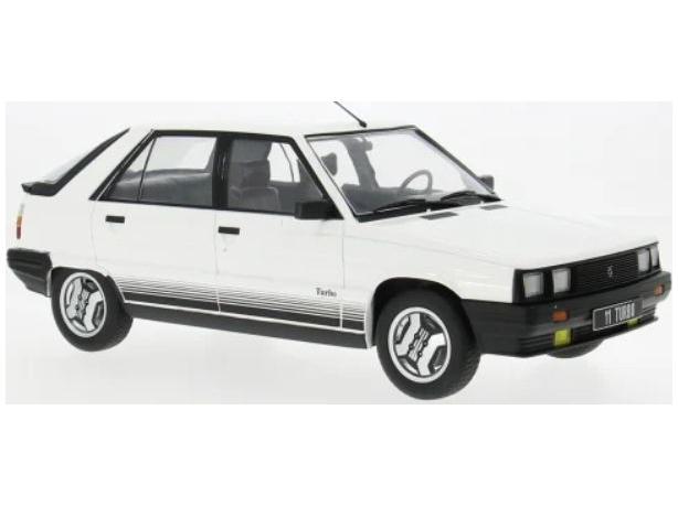 Renault 11 Turbo White 1985 1:18 Scale Diecast Model Car – Model Car Group-Model Car Group-Diecast Model Centre
